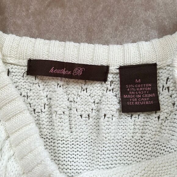 NWT Heather B Sz M Stretch Knot Sweater Tank - Picture 2 of 8